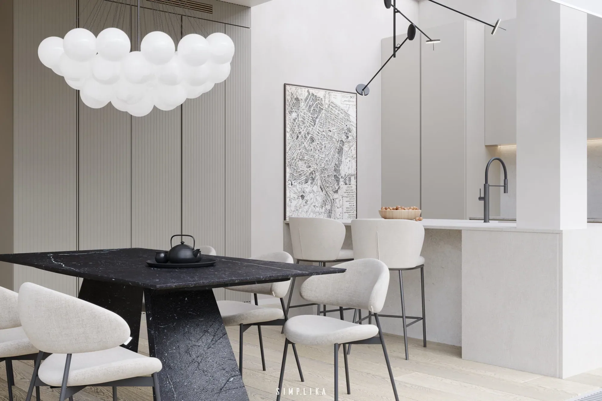 Projekt wnętrza: Apartament 140 m2 na Śródmieściu, architekt wnętrz Warszawa