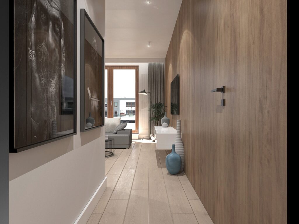 Projekt wnętrza: 80 metrów na Bliskiej Woli, architekt wnętrz Wola
