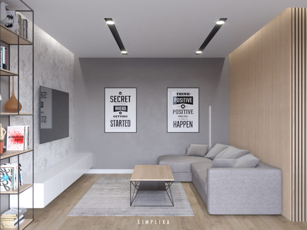 Projekt wnętrza: 58 metrów na Muranowie, architekt wnętrz Warszawa