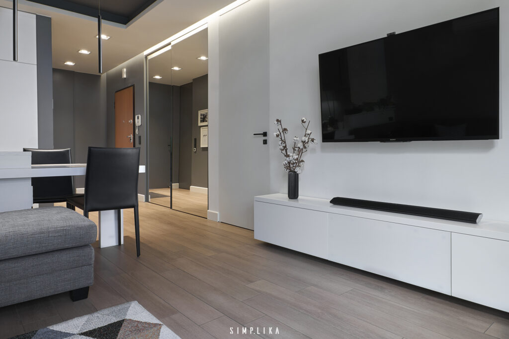 Projekt wnętrza: Apartament Mokotów, architekt wnętrz Mokotów